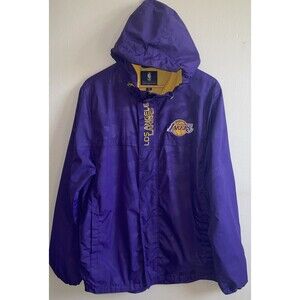 Los Angeles Lakers NBA Men's G-III Front Zip Hood Windbreaker Jacket Medium